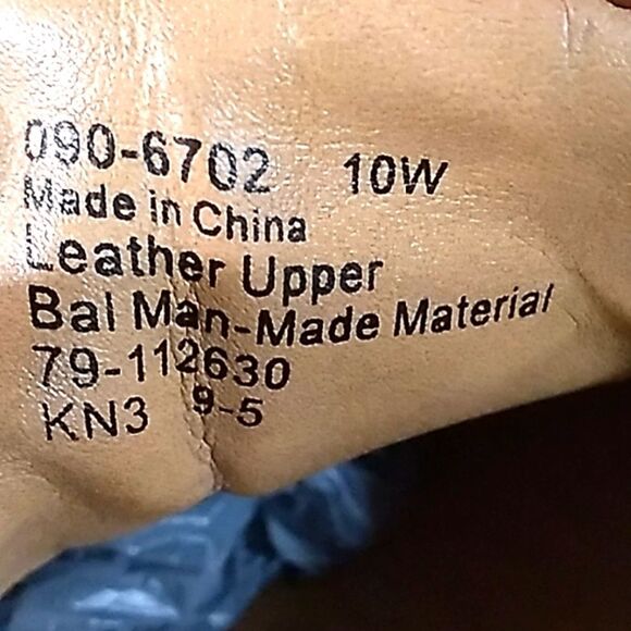 Dockers Waterproof Brown Leather Men's Lace Up Oxford Shoes. Sz 10W - Picture 9 of 9